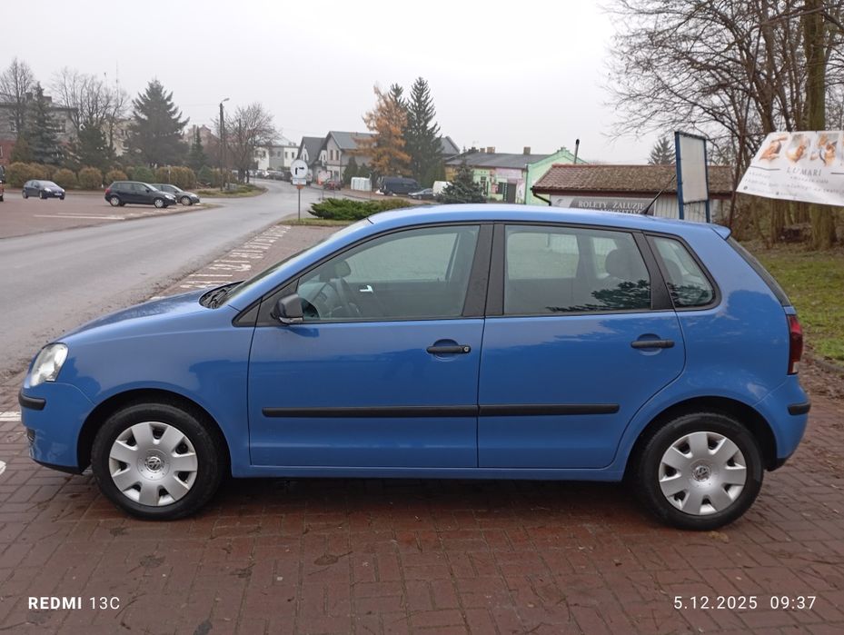 Volkswagen Polo 1.4 MPI 2007r Klimatyzacja, 1-własciciel 5-drzwiowy