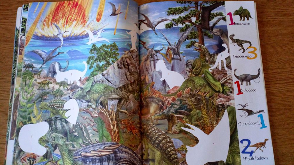 1000 dinossauros (autocolantes)
