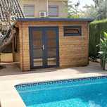 Casa de Madeira para Jardim 9.2m2 -  Modelo NEVADA