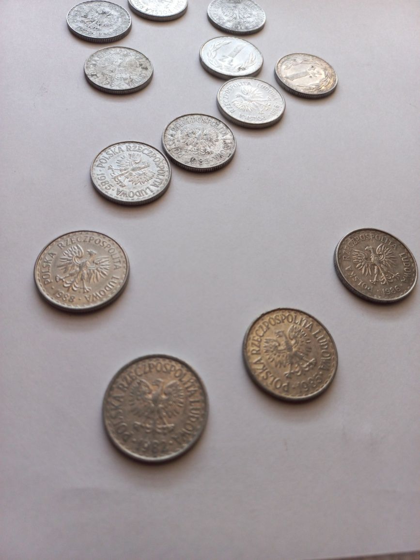Kolekcja monet o nominale 1 zł