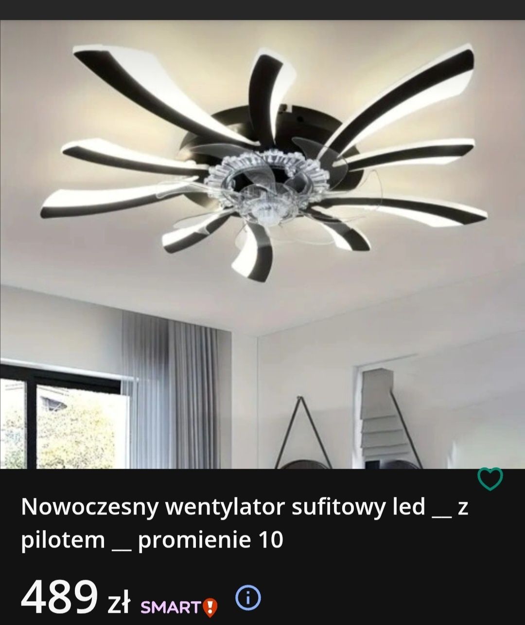 Lampa led __ nowoczesna __ ściemnialna __ z pilotem