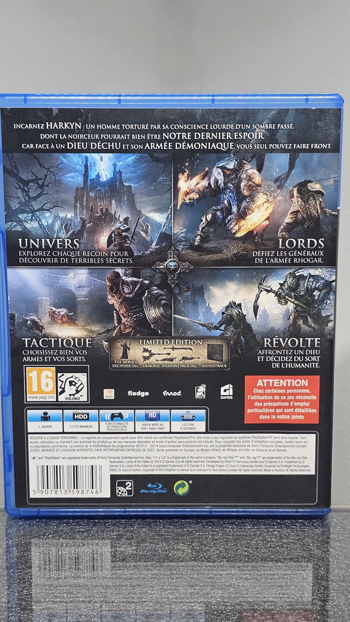 Lords of the Fallen Limited Edition PS4 Playstation 4