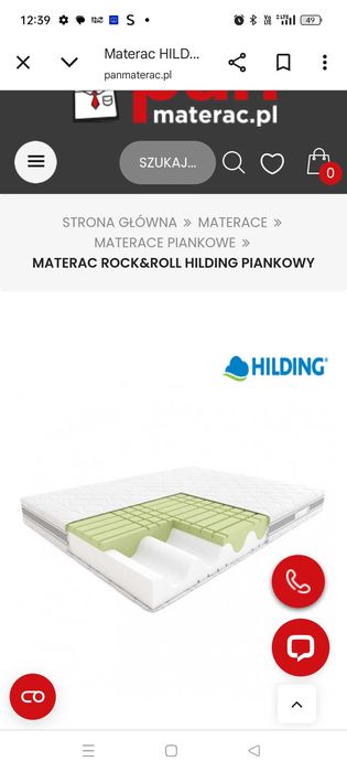 Materac 160x200 rock and roll .Pan materac