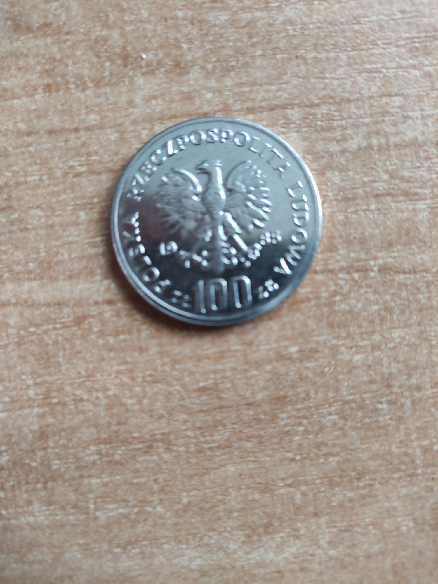 Moneta  100 zł centrum zdrowia matki polki 1985r