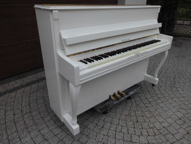 Pianino Korea Daesung DU110A w białym oryginale poliester z gwarancją