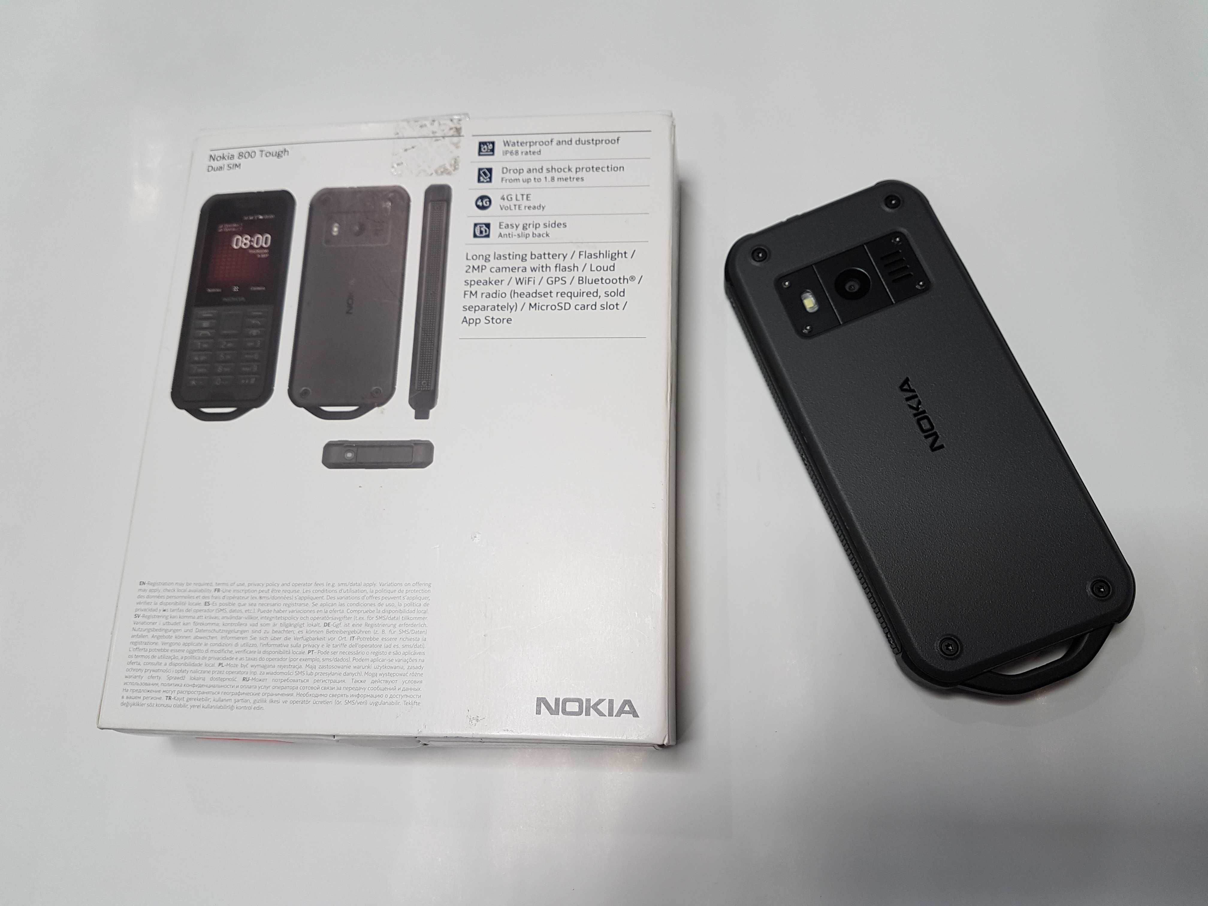 NOKIA 800 TOUGH ! DUAL SIM ! kolor  BLACK ! Sklep ! Gwarancja !