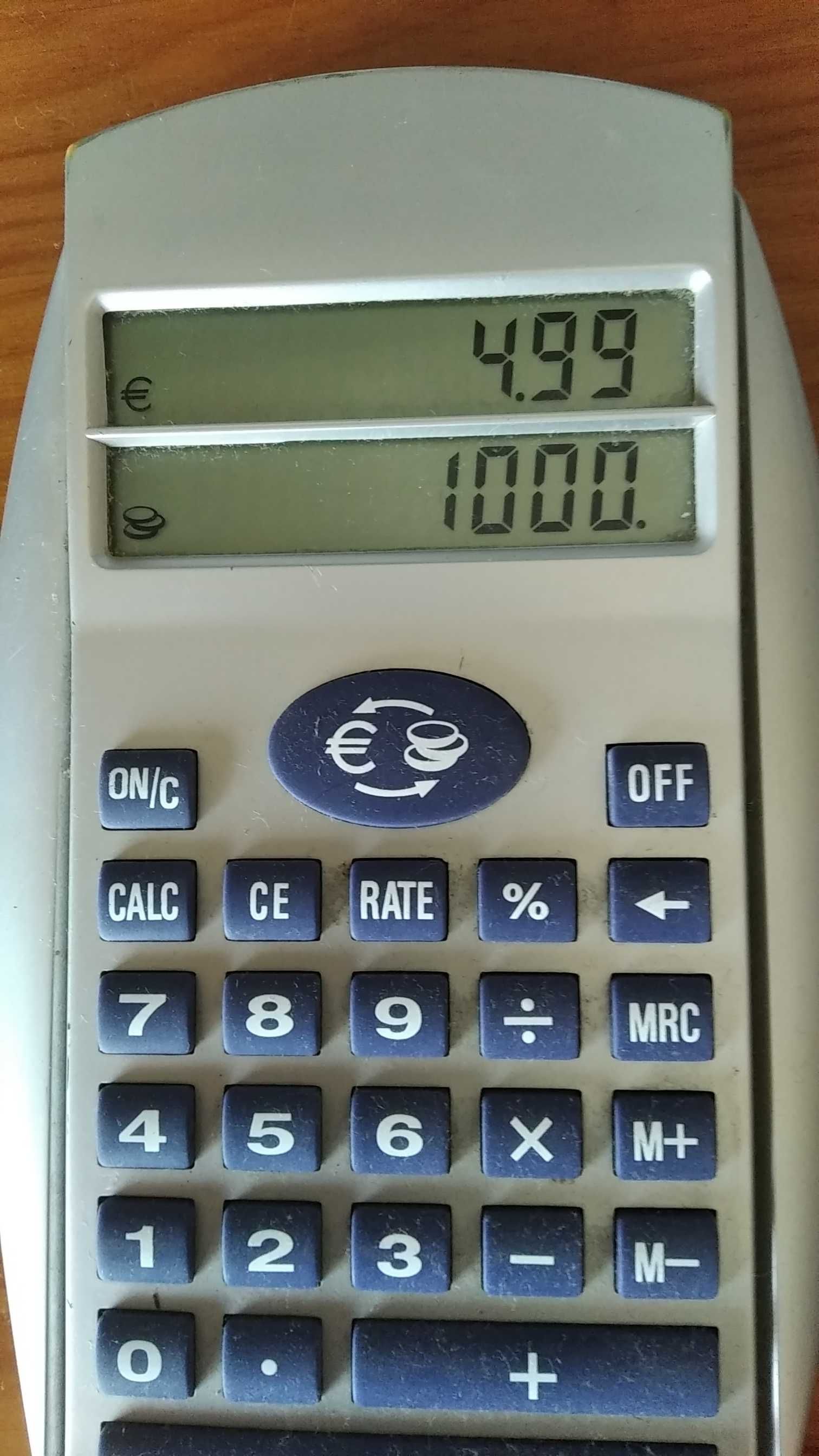 Maquina de calcula a pilhas Citizen ou display duplo tinta calculadora