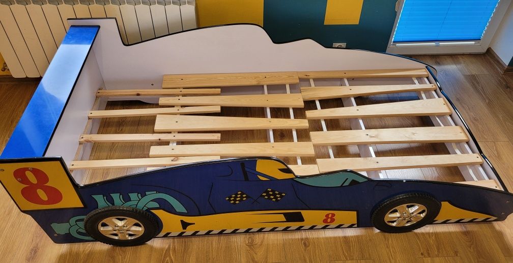 Łóżko dziecięco typu AUTO 190cm x 90cm + stelaż
