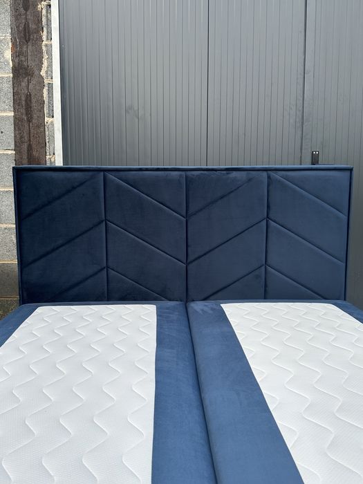 Łóżko kontynentalne Jodełka 140x200 materac pojemnik Producent