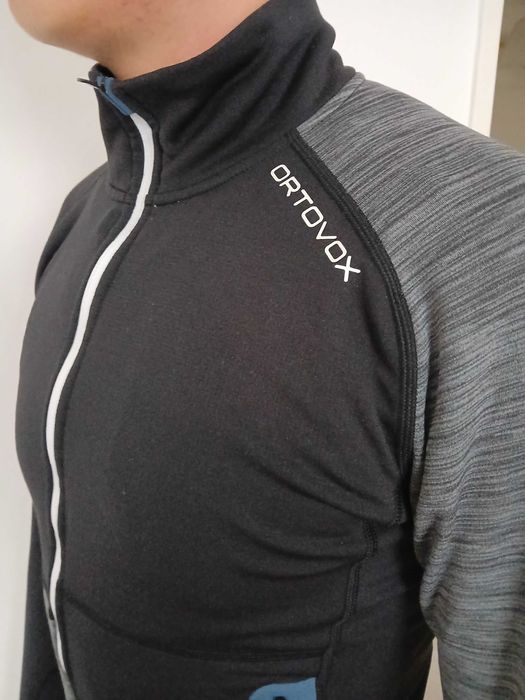 Ortovox Fleece Light Grid Hooded wełna merino r. S