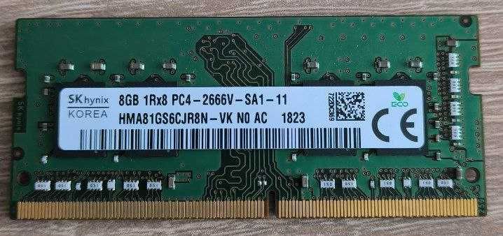 Оперативна пам'ять SO-DIMM DDR4 8GB Hynix 2666 MHz
