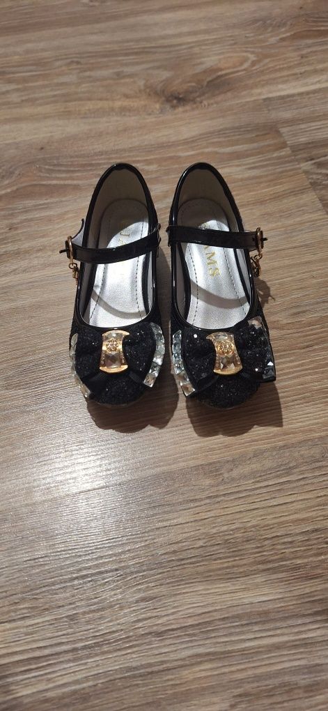 Buty Błyszczące pantofelki baleriny 18,7cm rozmiar 29