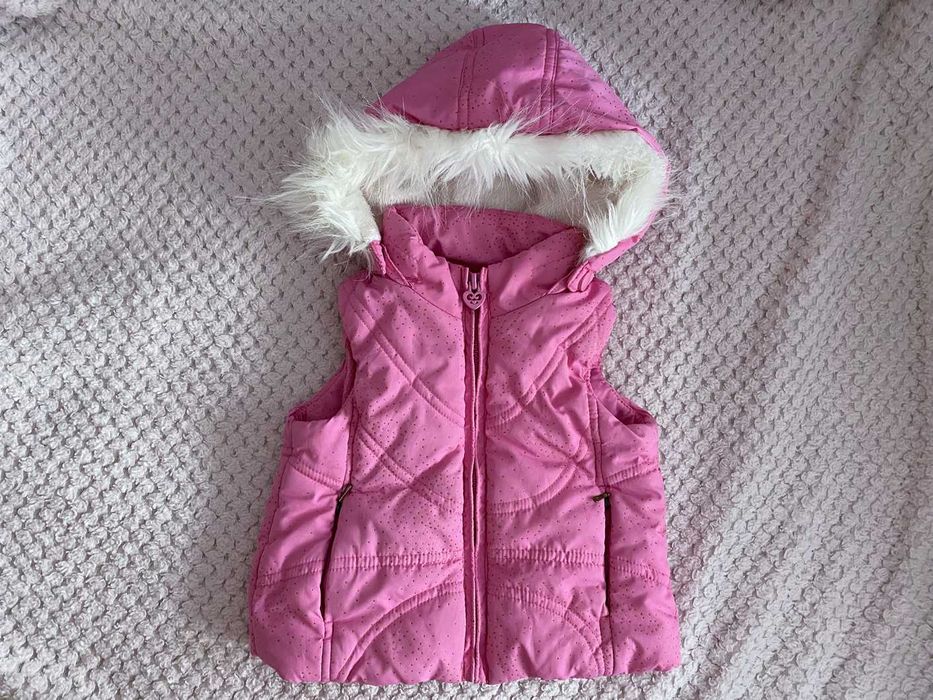 Kamizelka z odpinanym kapturem rozmiar 74