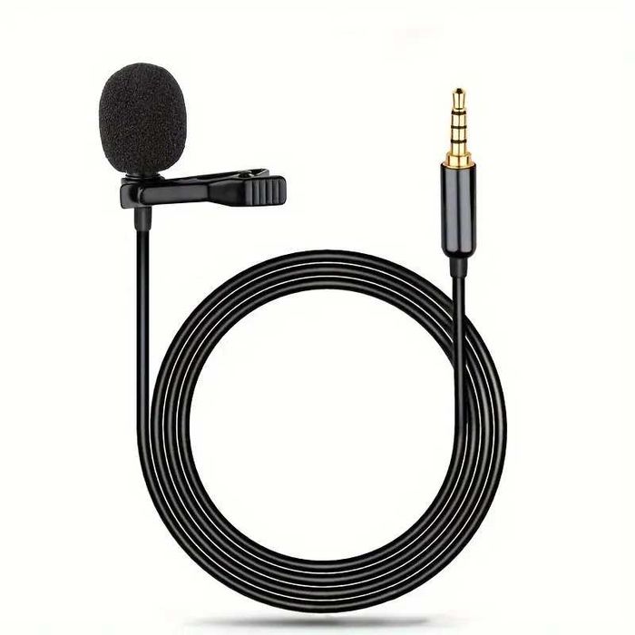Lavalier Lapel - Мікрофон-петличка з кліпсою,  з роз'ємом 3,5 мм