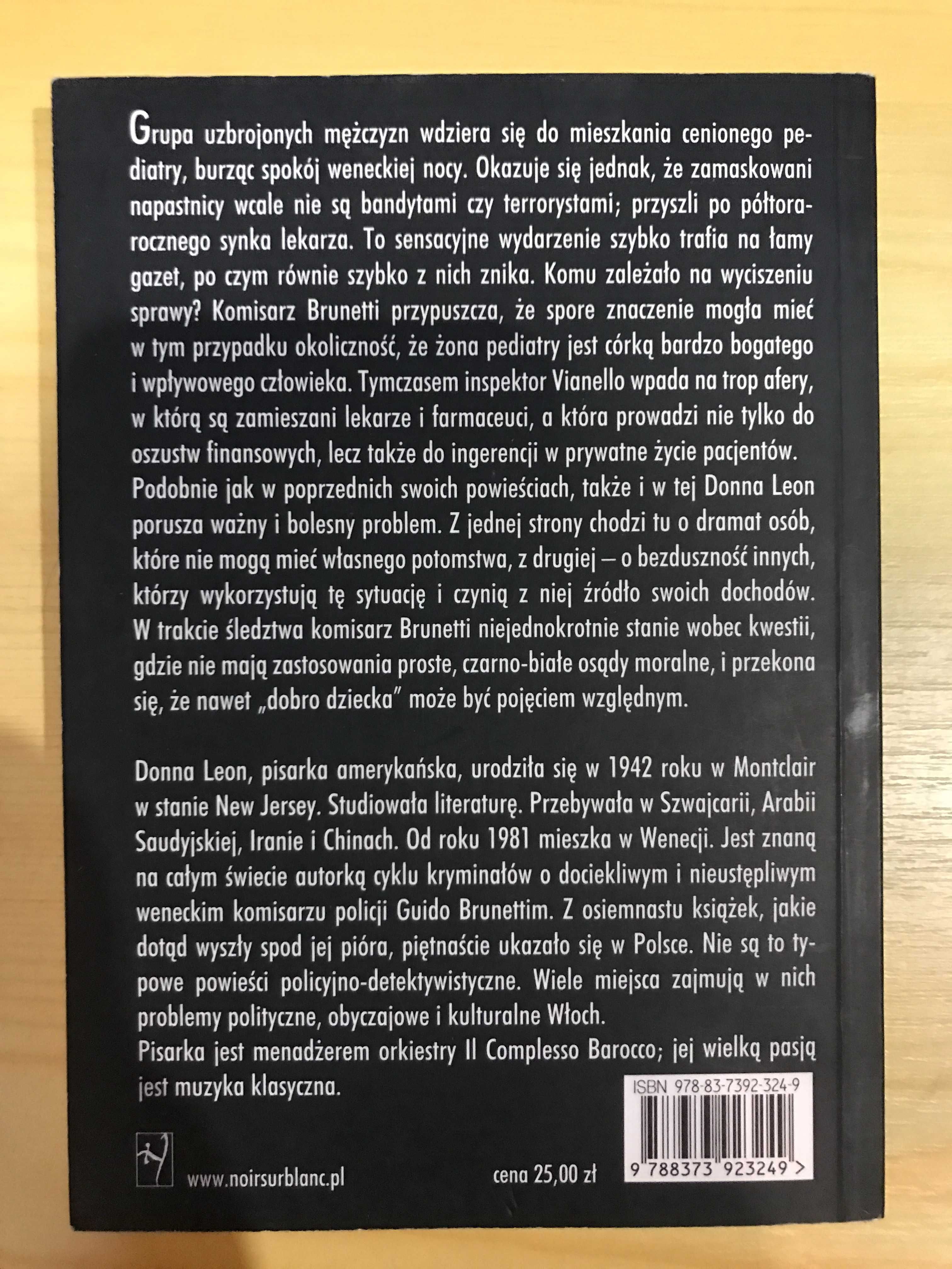 Okropna sprawiedliwość Donna Leon