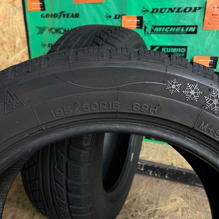 195/60 R16 Nankang NK Snow SV-2 (Резина б/у зима пара склад вибір)