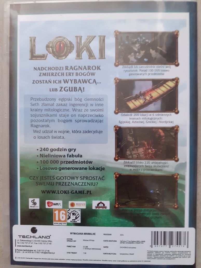 Gra PC Loki RPG jak nowa