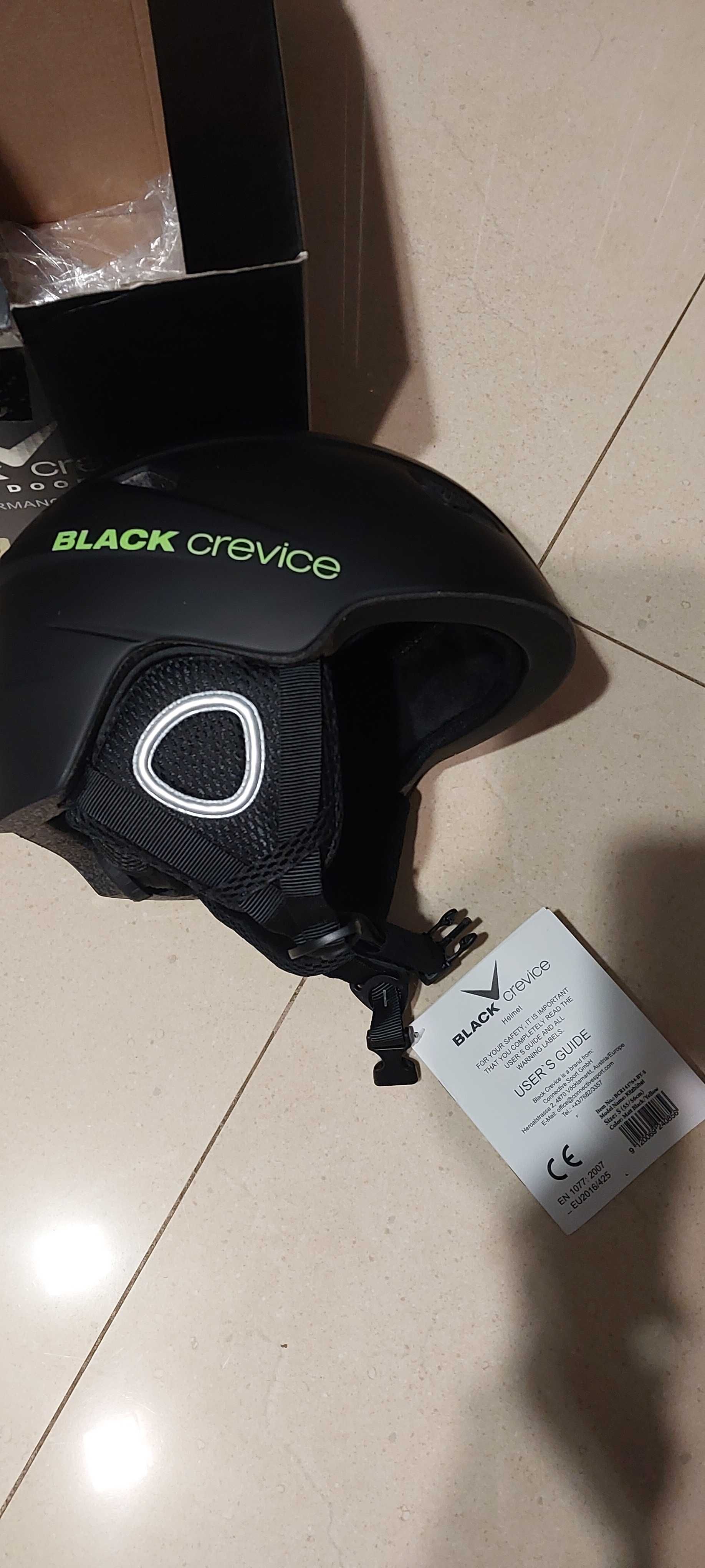 Kask narciarski Black Crevice rozm S