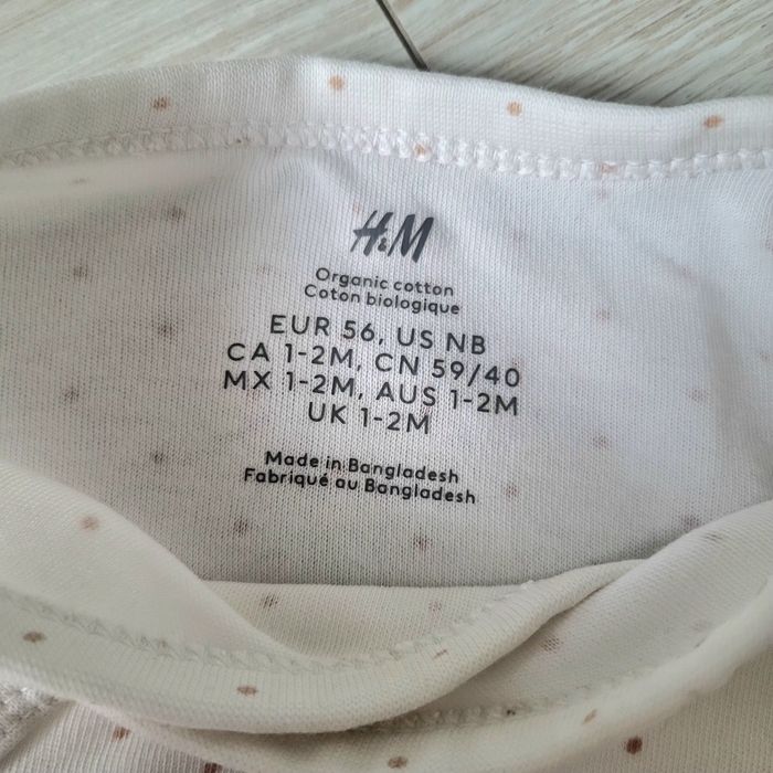 Bodziaki z długim rękawem 56 H&M