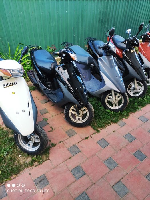 Скутера з контейнера без пробігу по Україні Honda Suzuki Yamaha