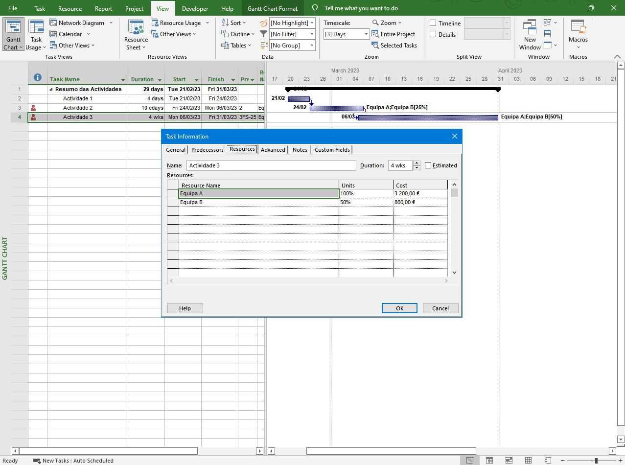 Trabalhos / Formação em Microsoft Visio,  Project e Microsoft Access