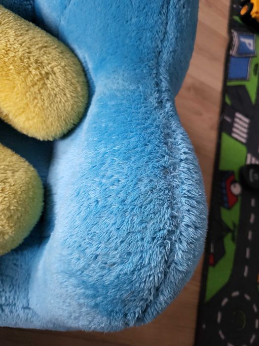 Fotel rozkładany dla chłopca, tron z koroną