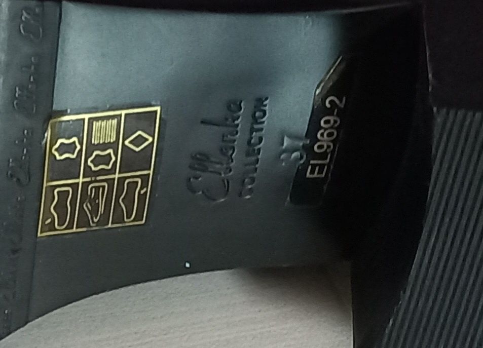 Женские ковбойские сапоги  натуральная кожа 37 - 37,5,чёрные,новые