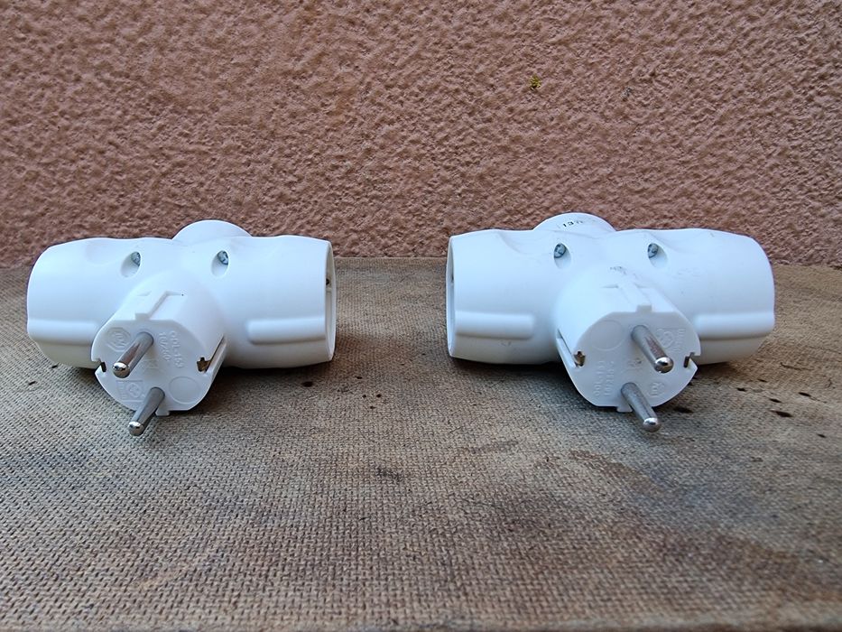 Fichas triplas schuko