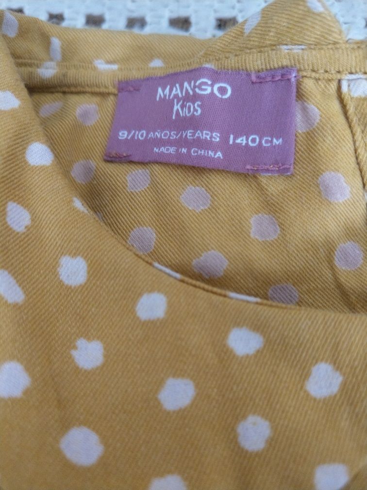 Sukienka bawełniana mango kids 140 cm