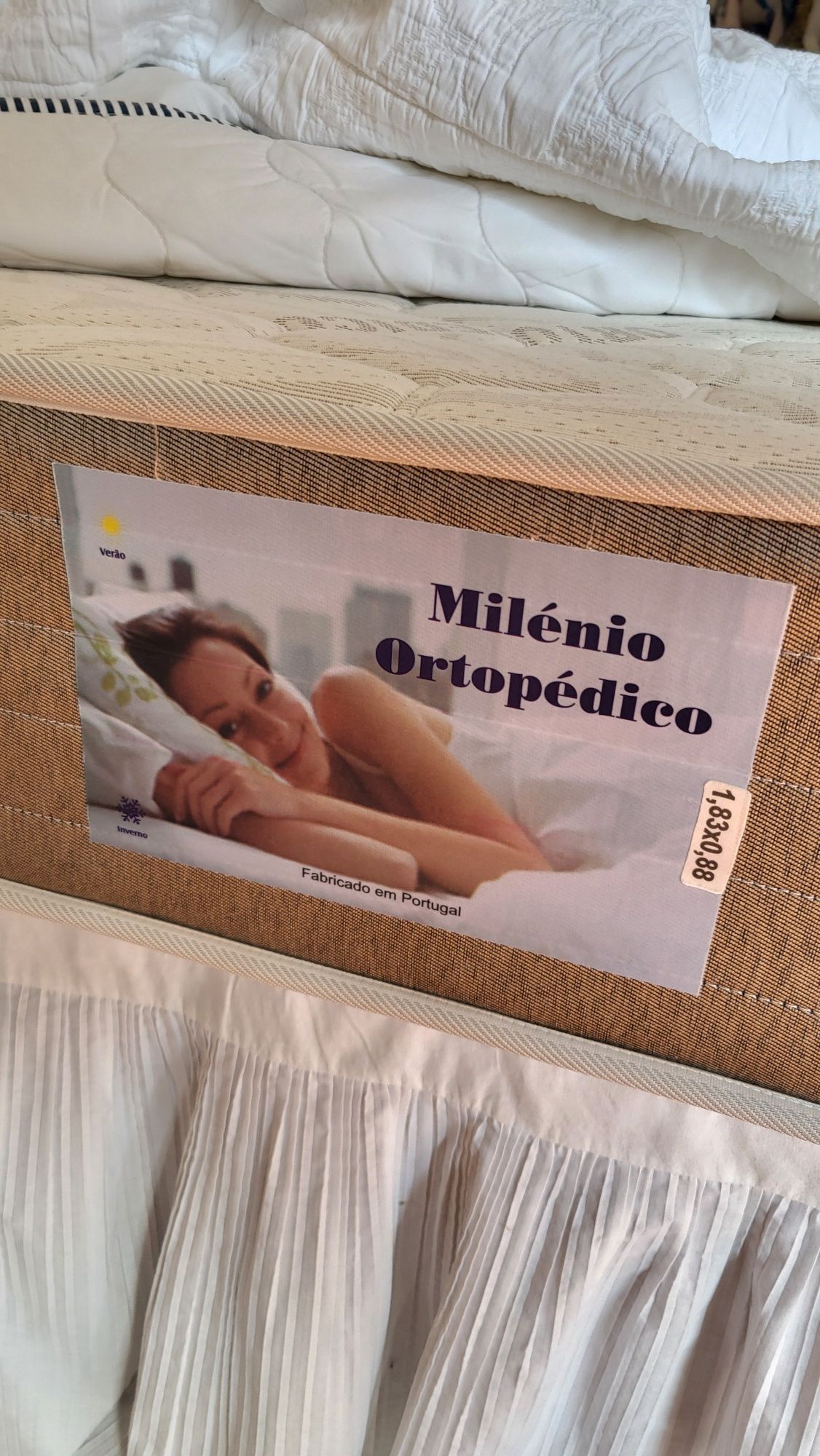 Cama Solteiro com Colchão Ortopédico