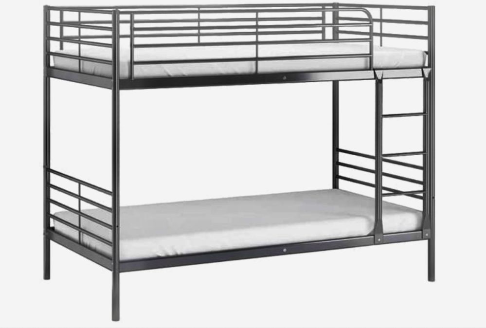 Łóżko piętrowe Ikea metalowe