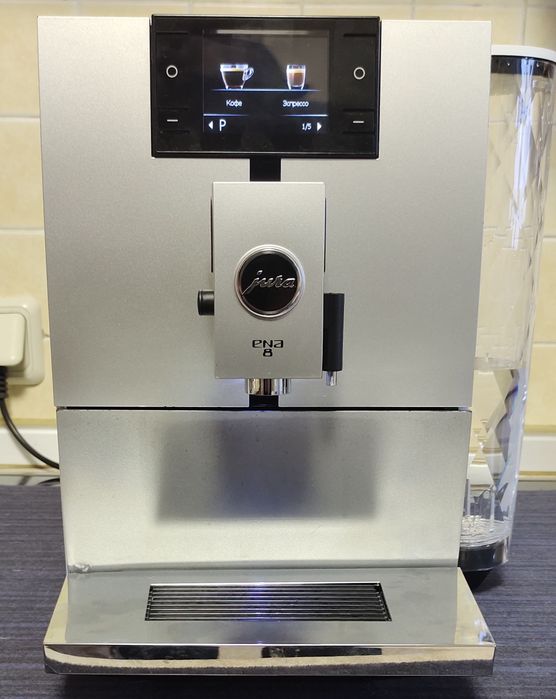 Jura Ena 8 Piano Silver White Кавомашина