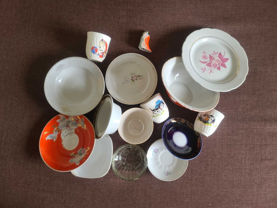 Набір посуду 15 предметів (лот) комплект цілий якісний