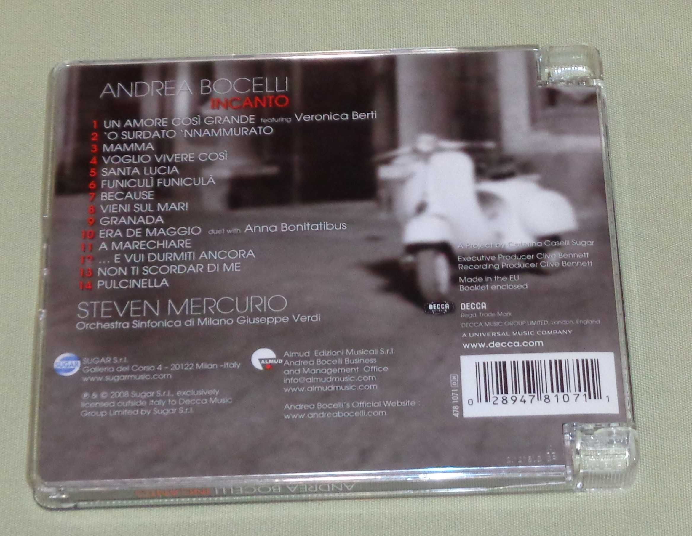 CD Andrea Bocelli – Incanto