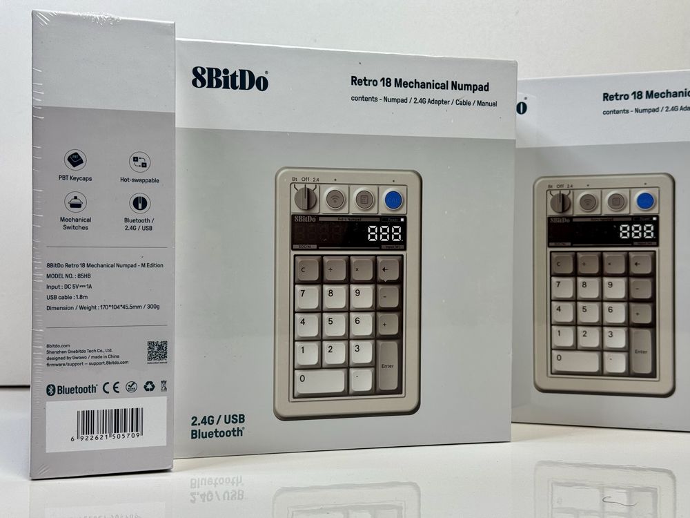 Механічна цифрова клавіатура 8BitDo Retro 18 M Edition