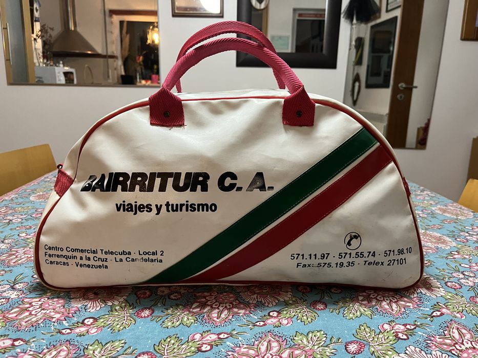 Mala de viagem venezuela vintage