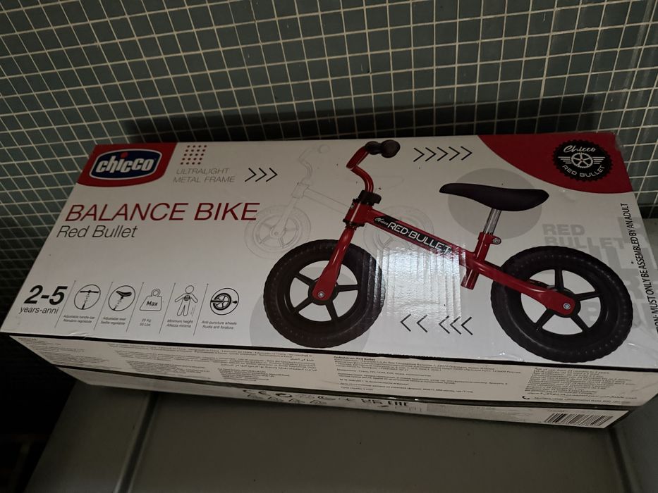 Bicicleta chicco de iniciaçao para crianças