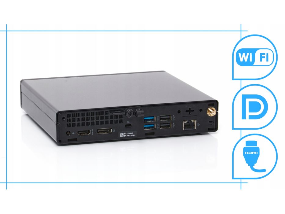komputer mini pc dell optiplex 3080 tiny i5 16gb 512ssd win11 pro