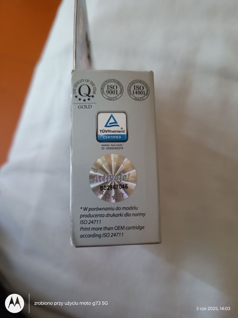 Tusz do drukarki Magenta 655 Active Jet