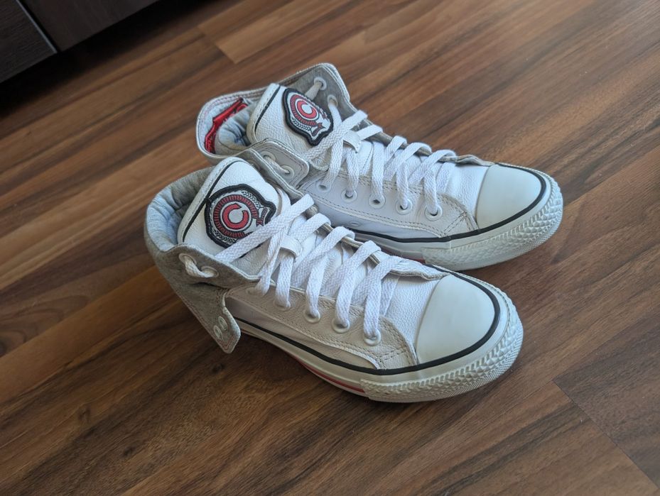 Високі шкіряні кеди Converse,37 розмір, 23,5см