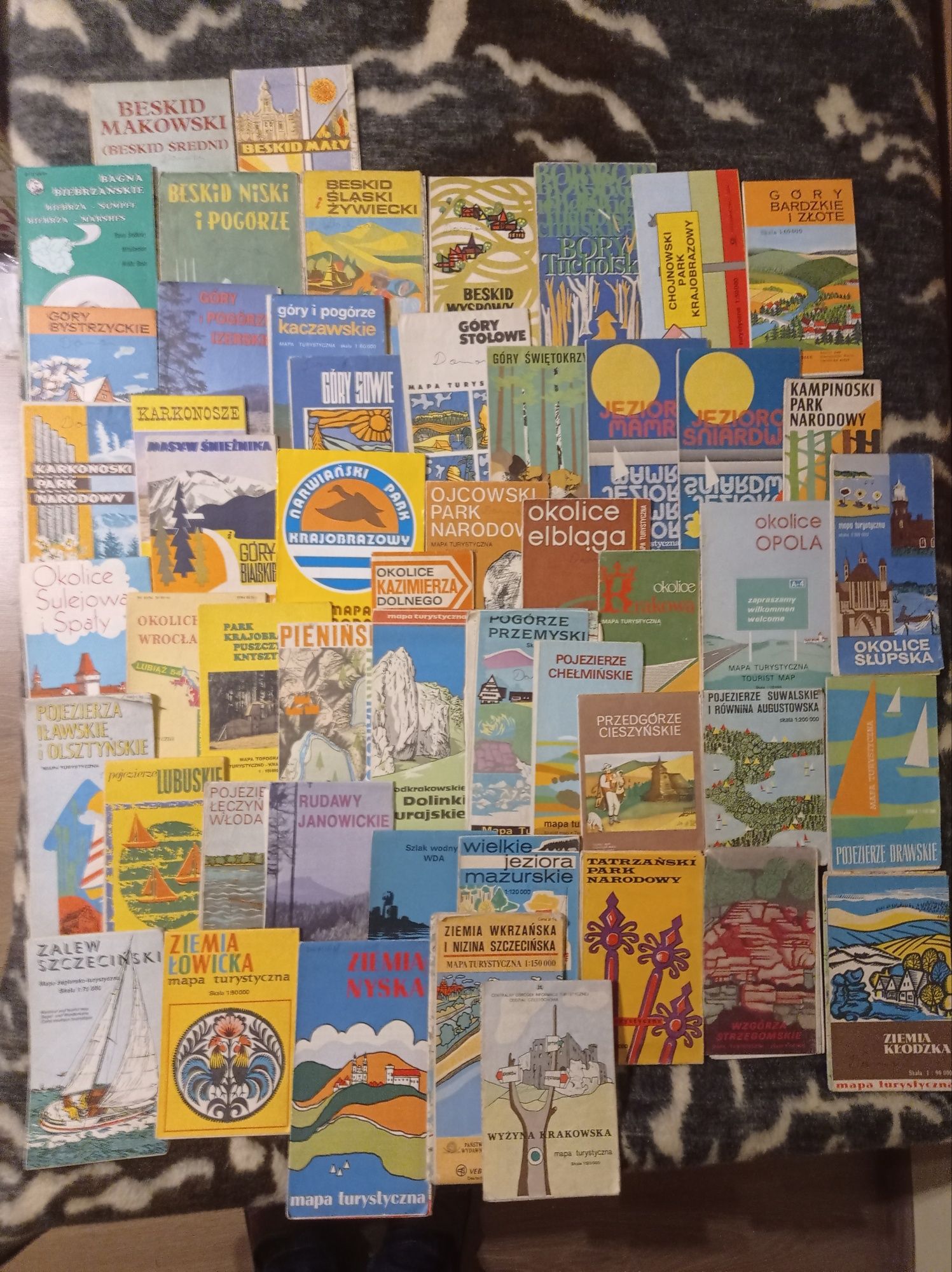 Mega mix polskich map turystycznych