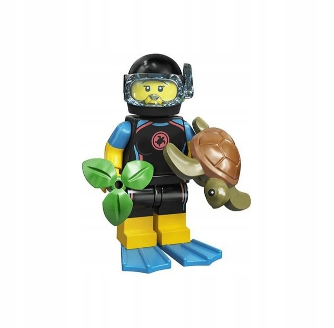 LEGO 71027 Minifigures Seria 20 - Nurek z żółwiem