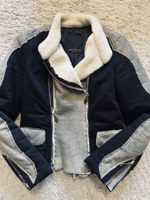 Дубленка- косуха Ermanno Scervino оригинал бренд размер S,XS