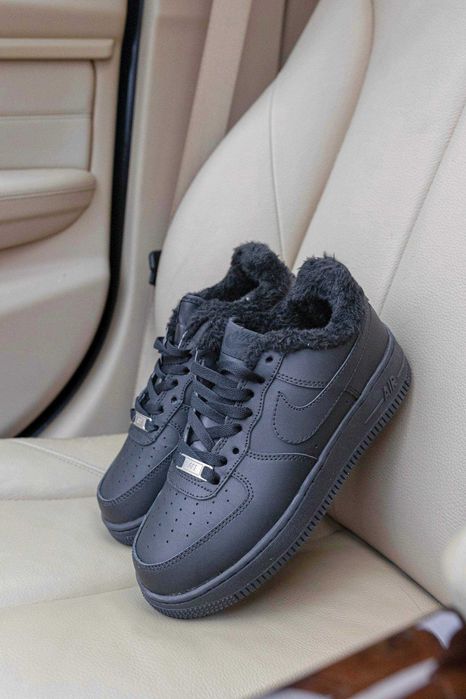Nike Air Force Black Premium FUR