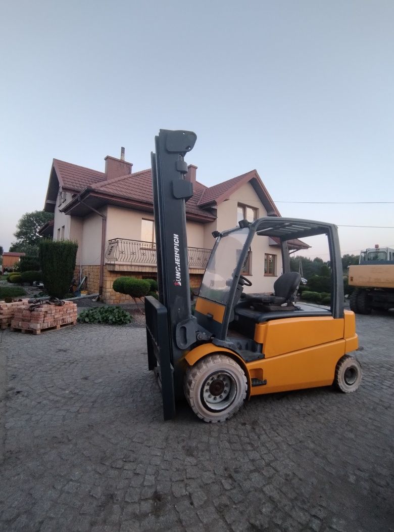 Wózek widłowy Jungheinrich efg 545, udźwig 4,5t, waga prawie 8 ton