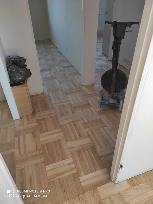 Cyklinowanie parkietów
