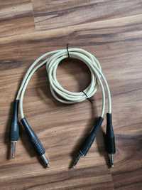 2szt kabel gitarowy vintage 2m jack 6.3