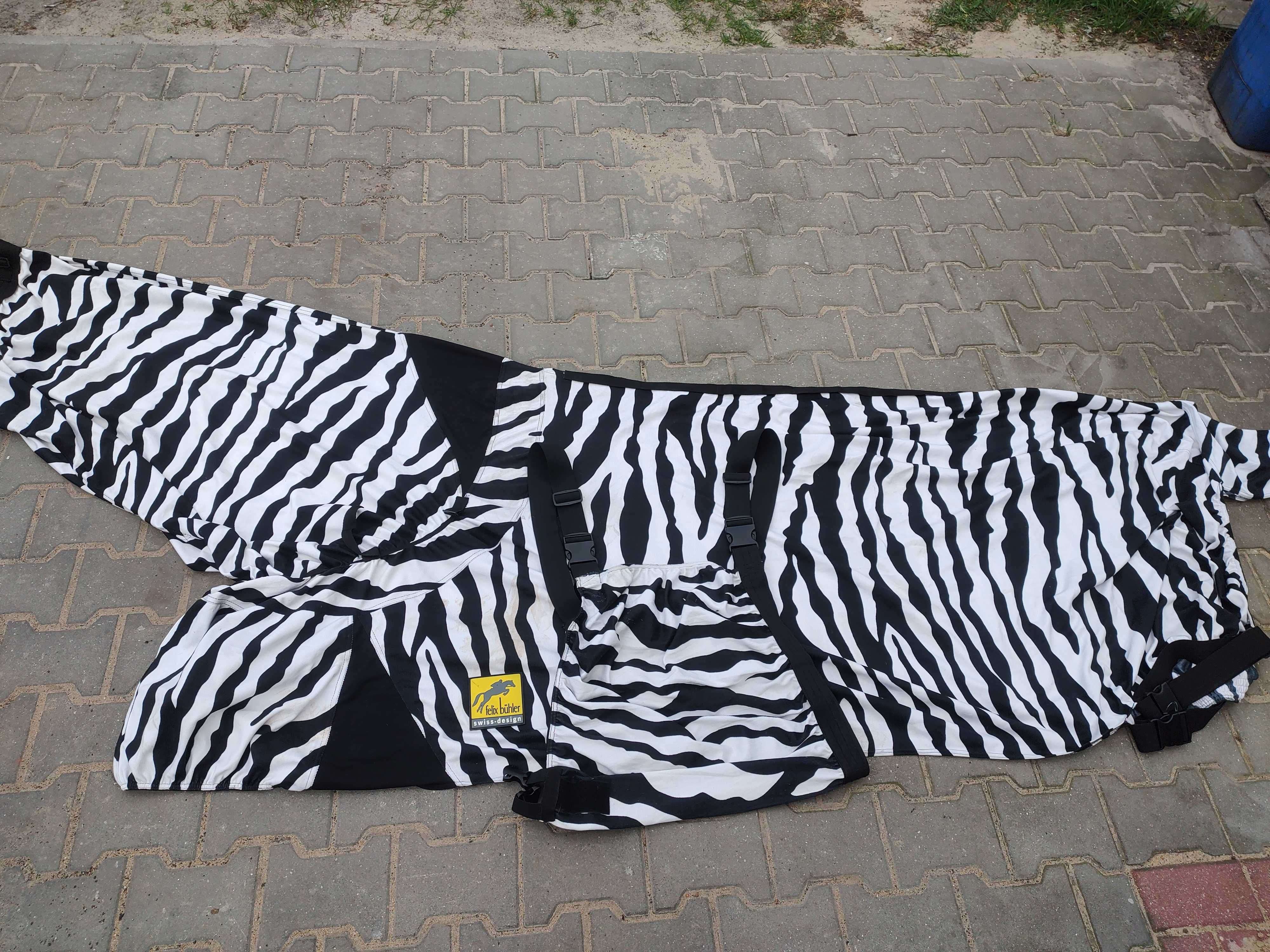 Derka egzemowa zebra Felix Buhler rozmiar 155 kaptur, klapa