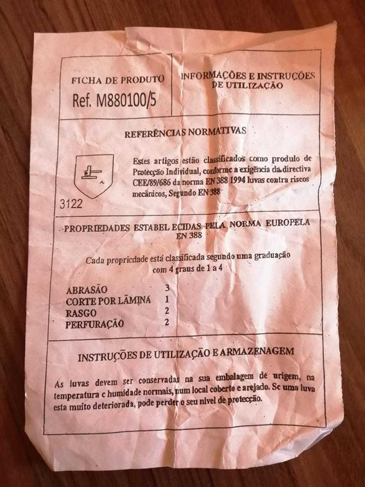 Luvas de Trabalho