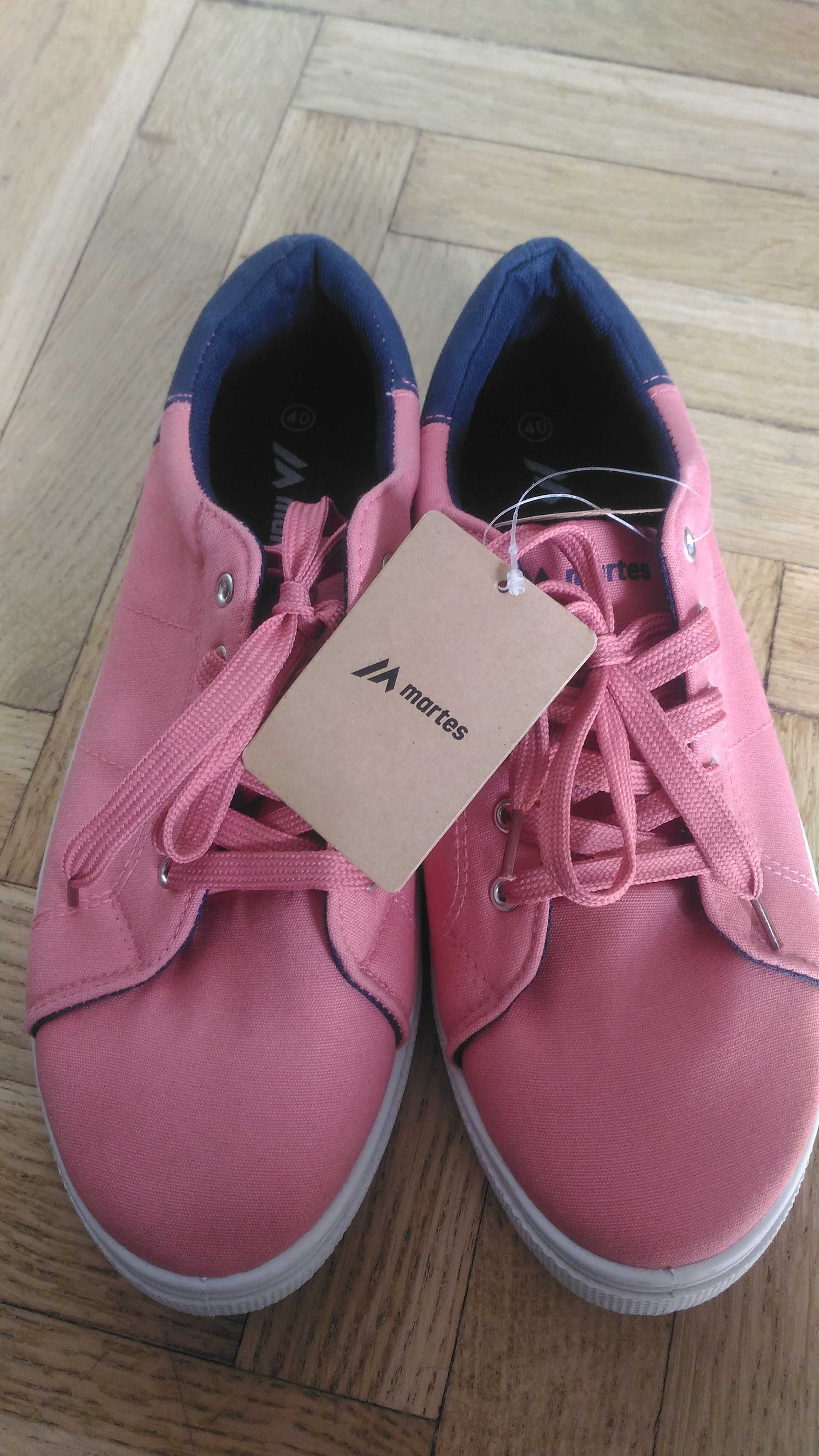 Sneakersy trampki Martes Sport NOWE łososiowe r. 40